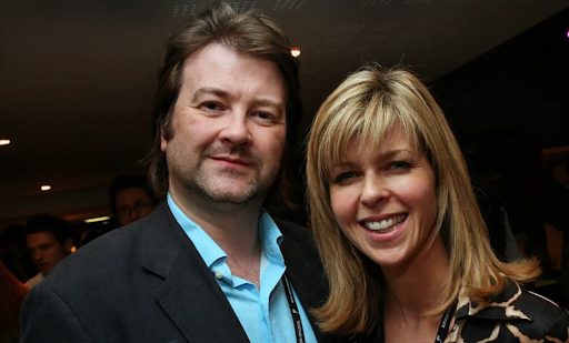 Kate Garraway and her new partner sharing a heartfelt moment, symbolizing a new beginning and love after personal heartbreak.